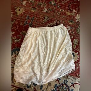 Target Cream Mini Skirt